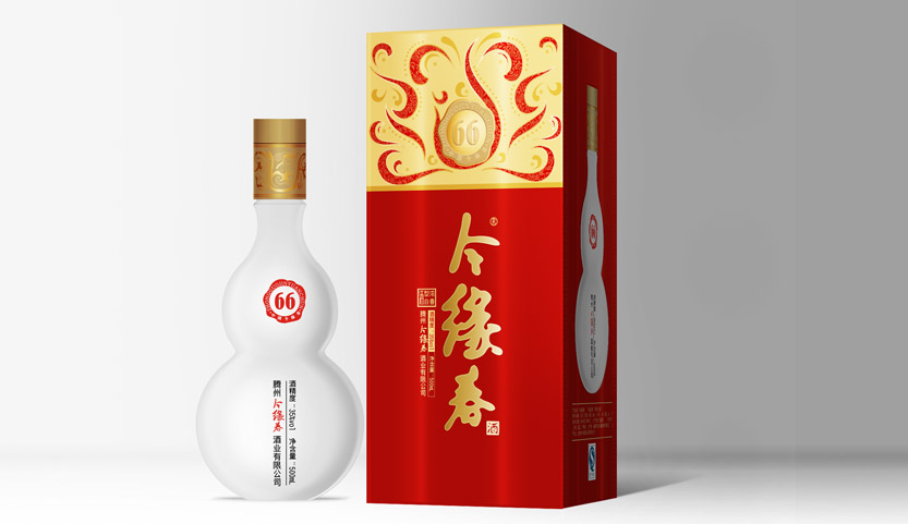 今缘春酒—白酒包装设计